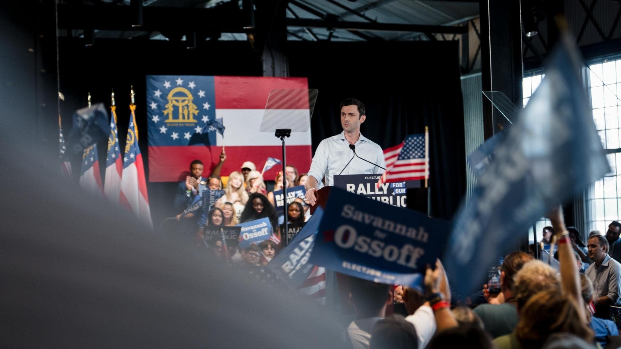 Jon Ossoff in Savannah
